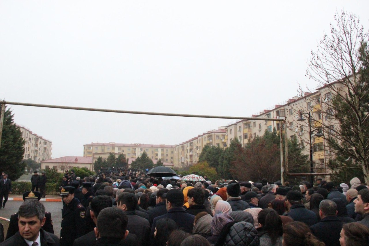 Goranboyda Xocalı soyqırımı qurbanlarının xatirəsi anılıb - FOTOLAR